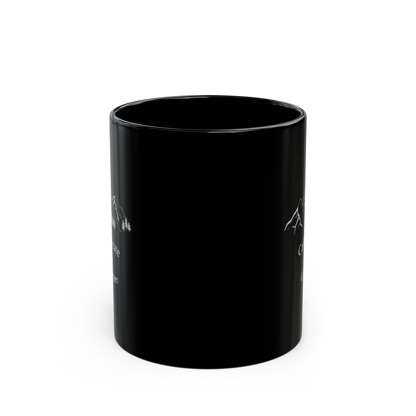 Caffeinate & Conquer Black Coffee Mug | 11oz